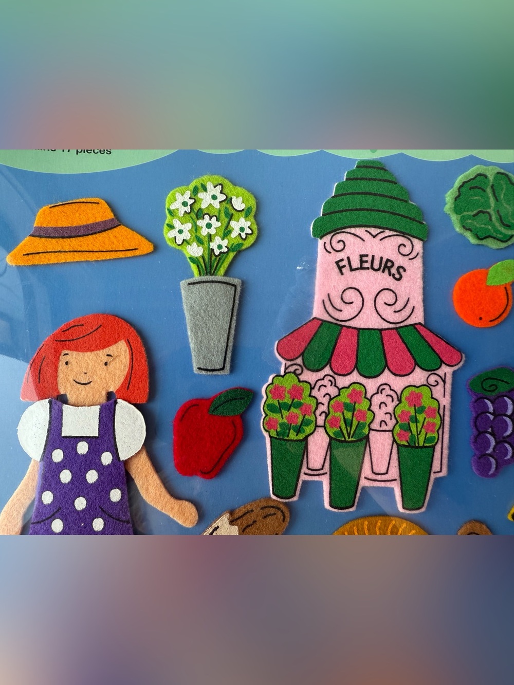 Madeline Market Place Felt Board Activity - Picture 2 of 9